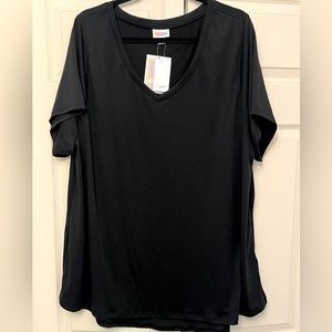LuLaroe Plus Size Black Tee 3XL